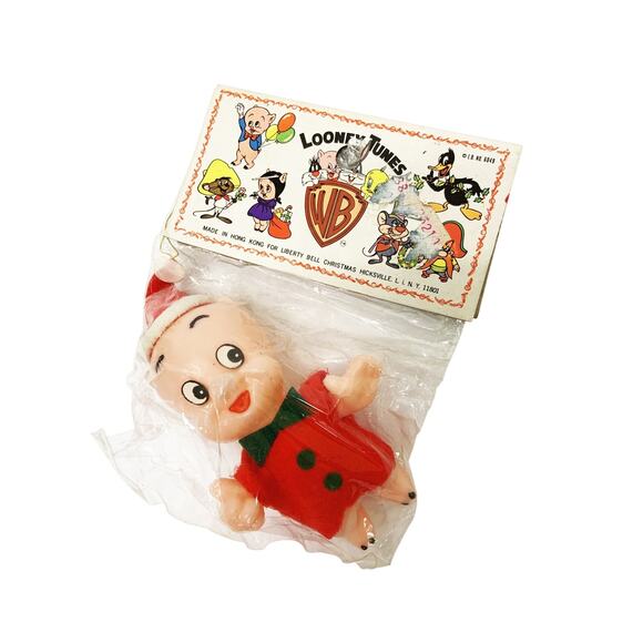 1978 Looney Tunes Porky Pig Ornament By Warner Brothers - Picture 1 of 6
